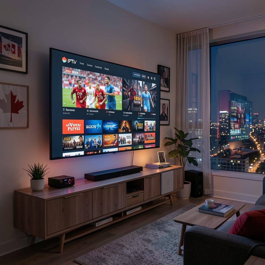 Watch IPTV Canada streaming live TV channels and sports on smart TV